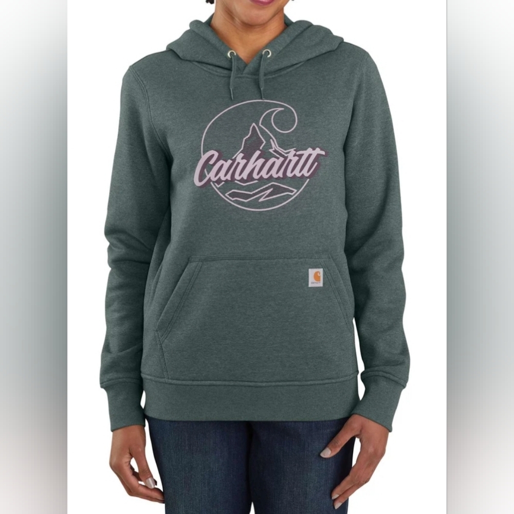 Carhartt Midweight C Logo Graphic Sweatshirt Size S Like New MSRP $59.99